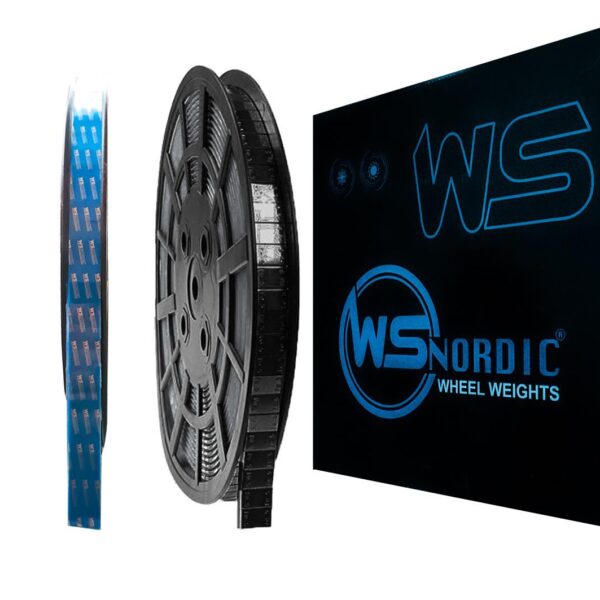 WS- NORDIC Klistervikter på rulle stål svart 6kg